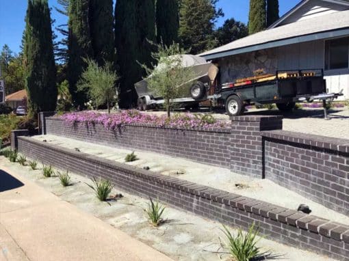 Unique Retaining Wall Renovation