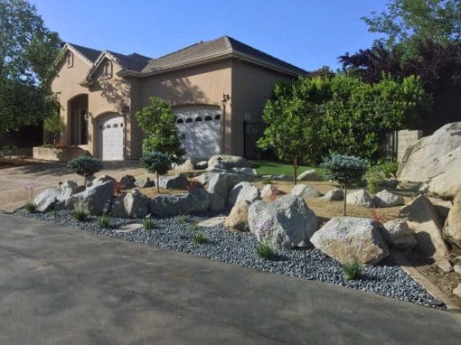 Boulder Retaining Wall